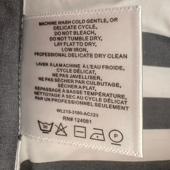 Proenza Schouler White Label Stripe Poplin Tied Shirt Dress - Picture 10 of 11